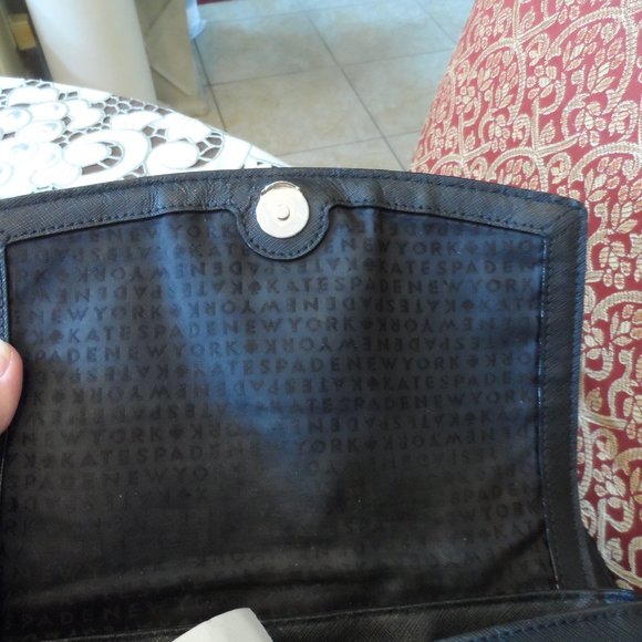 Kate Spade NY Black Saffiano Leather Medium Size Backpack main image 4